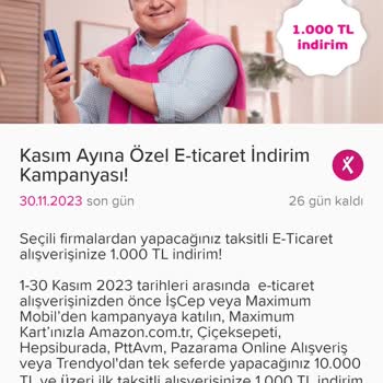 İş Bankası Kasım E-ticaret Kampanyasında İndirimi Vermiyor