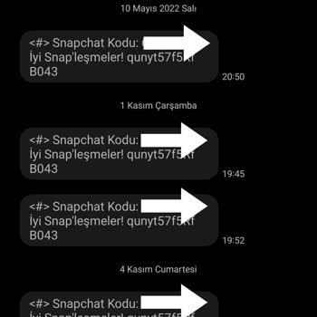 Alakam Olmadığı Halde Snapchat Onay Kodu