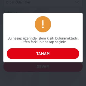 Ziraat Bankası Bu Hesap Üzerinde İşlem Kısıtı Bulunmaktadır Uyarısı