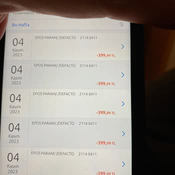 DeFacto Online Alışverişte Tek Siparişte 12 Kez Çekim Yapılması?