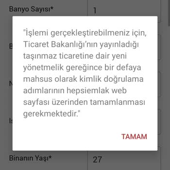 Hepsi Emlak Sitesine Kayıt Oldum İlan Veremiyorum