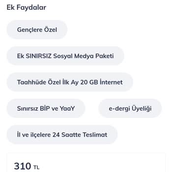 Türk Telekom Mobile Mağazadaki Söyledikleri Fiyat İle Uyuşmuyor