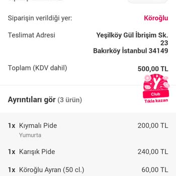 Köroğlu Pide Kebap Kul Hakkı Diye Bir Şey Var. Buz Gibi Dönmüş Pide Yollamak.