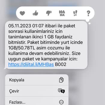 Turkcell Fatura Aşım Sorunu