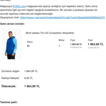 R-gol.com.tr R-Gol Sayfası İrtibat Numarası Kesinlikle Yok Kargo Takibi Yok