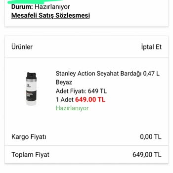 A101 Ürünümü Teslim Etmedi