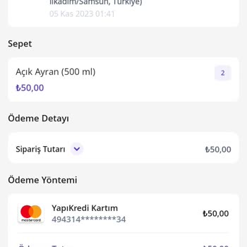 Getir Sipariş Teslim Edilmeme