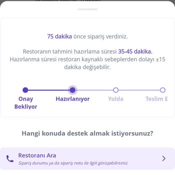 Getir Sipariş Teslim Edilmeme