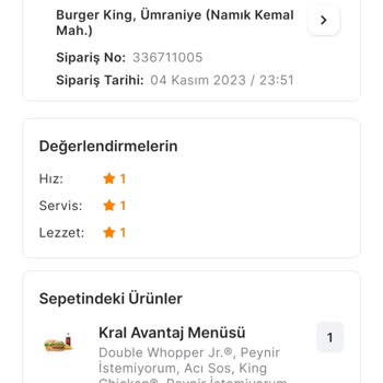 Migros Yemek Teslim Edildi Görünüyor Ama Edilmedi.