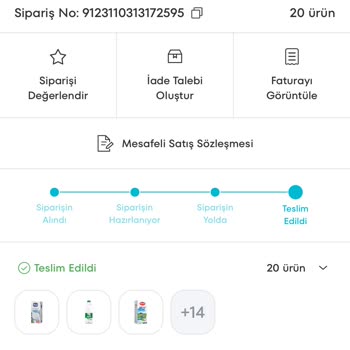 A101 Teslim Edilmemesine Rağmen Teslim Edildi Görünen Sipariş