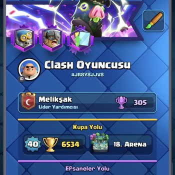Clash Royale'de Kendi Kendine İsim Değişip "Clash Oyuncusu" Olması