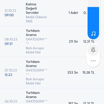 Turkcell Yurt Dışı Konuşma Bedeli