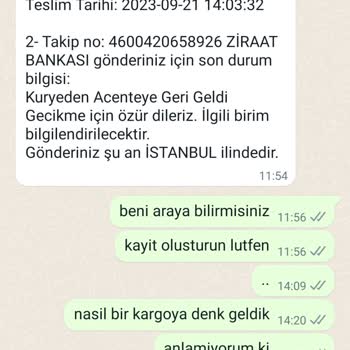 AGT Kurye (aynigunteslim.com) Aynı Gün Teslimat İronisi Ve Gelmeyen Banka Kartım.