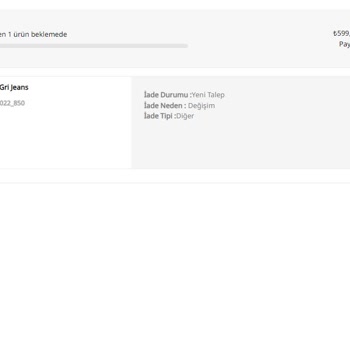 Grimelange İade Kabul Etmemesi - Sorumsuzluk