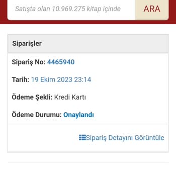 Sendeo Nadir Kitap'tan Aldığım Kitap Gelmedi