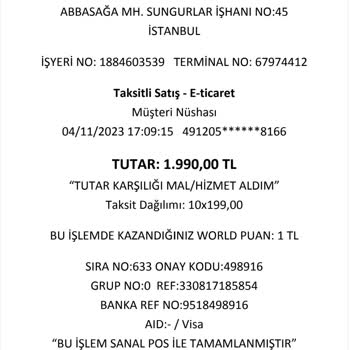 Yapı Kredi Alamadığım Hizmetin Ücretini İade Etmiyor!
