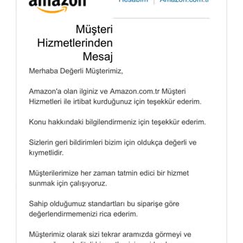 Amazon Türkiye Ürünümü Teslim Etmiyor