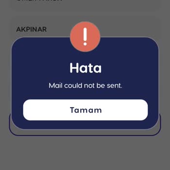 BURULAŞ E-posta Kabul Etmemesi
