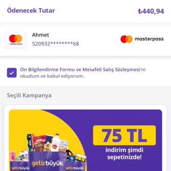 Getir Kurtlanan Yumurtanın İade Edilmemesi