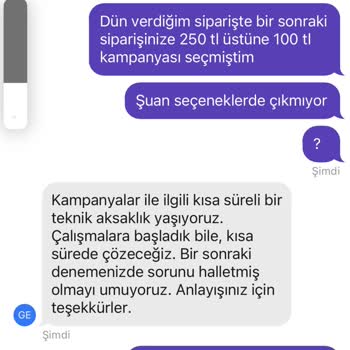 Getir Market Kampanya Yalanı