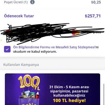Getir Market Kampanya Yalanı