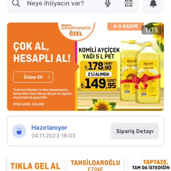 Migros Sanal Market Siparişim Saatlerdir Getirilmiyor
