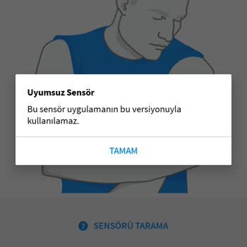 Freestyle Libre Sensör Uygulamada Hata Veriyor