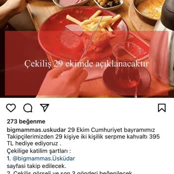 Big Mamma's Kahvaltı Çekilişi Sorunu