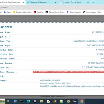 GPay Param Ortada Yok