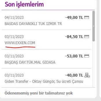 Exxen 10 Gün Ücretsiz Üyelikten Para Aldı