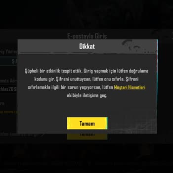 Pre Dünyam'dan Aldığım PUBG Hesabının Şifresi Değişti