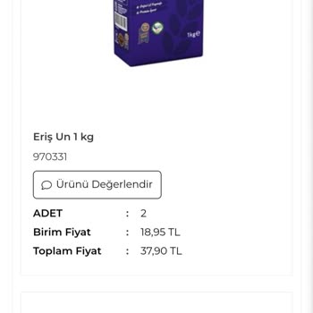 Eriş Un Elediğimde Böcek Çıktı