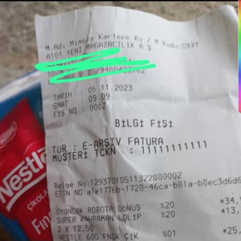 Nestle Kare Çikolata Fındıklı İçi Küflü