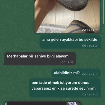 Boomertr Orijinal Olmayan Ayakkabıyı İade Etmek İçin 1 Ay Bekliyorum