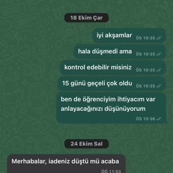 Boomertr Orijinal Olmayan Ayakkabıyı İade Etmek İçin 1 Ay Bekliyorum