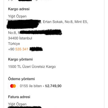 Stussyxtr Ürünüm Gelmedi İlgilenen Yok