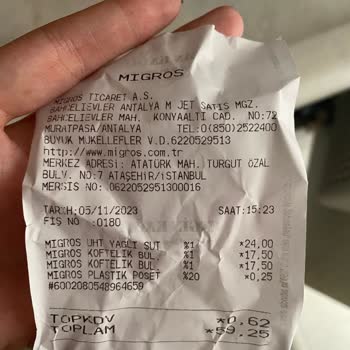 Migros 2025 SKT'lı Ürünler Bozuk Çıktı