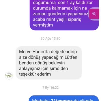 Mery Babynest Aldığım Ürünü Göndermediler