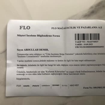 İnci Ayakkabı Ayakkabı Kalitesizliği Ve Sorunları Hakkında Şikayet