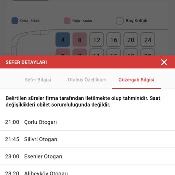 Kale Seyahat Sefer Süresinin 3.5 Saat Uzaması