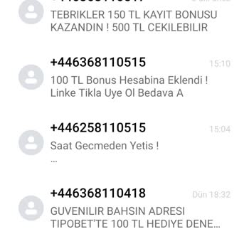Cutt.ly İstenmeyen Mesajlar