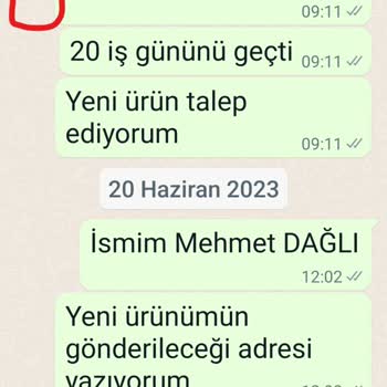 Schafer Servise Gönderilen Arızalı Ürün