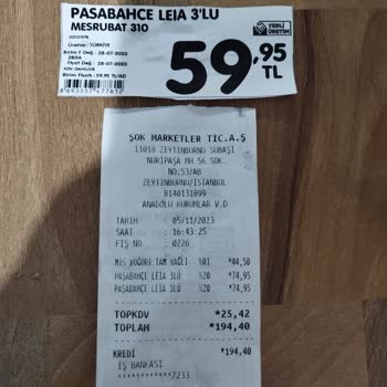 Şok Market Etiket Fiyatının Üzerinde Satış Yapıyor.