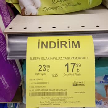 Onur Market Market İndirimlerinden Faydalanamadım
