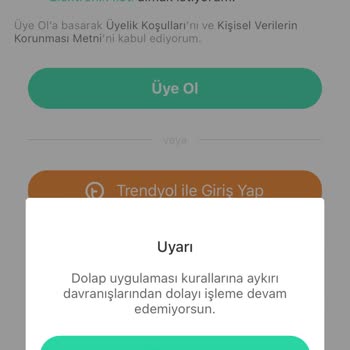 Dolap Üyeliğimi Açamıyorum