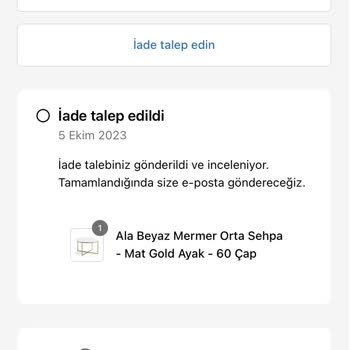 Fosil.com.tr İade Ürünün Ücret İadesi Yapılmadı