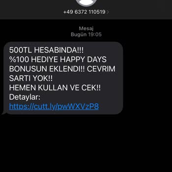 Türk Telekom Engellenemeyen Bahis Mesajları!