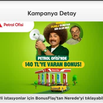Garanti Bankası Petrol Ofisi Bonus Kampanyası