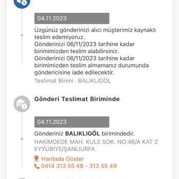 MNG Kargo Kargo Teslimatının Yapılmaması