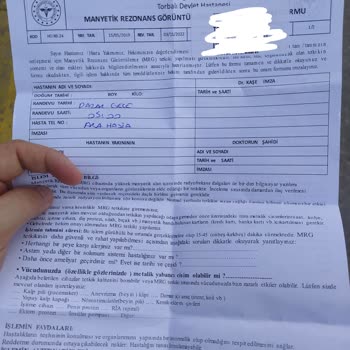 Torbalı Devlet Hastanesi MR Randevu Şikayeti